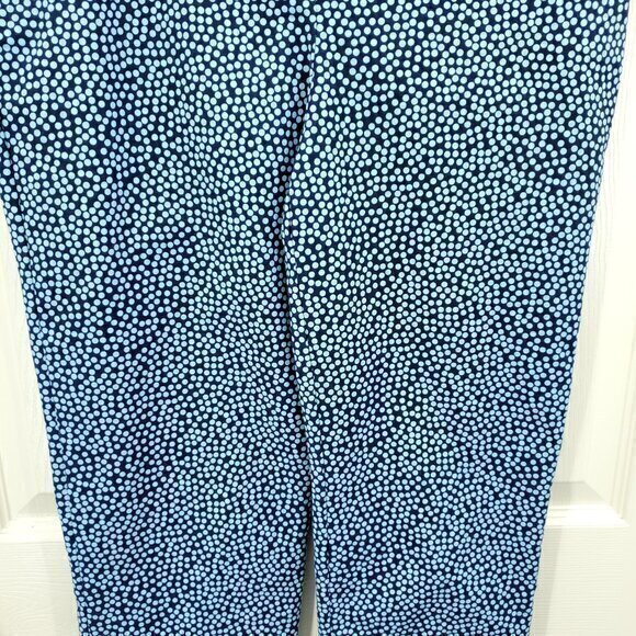 Boden Richmond 7/8 Stretch Twill Mini Dot Mid-Rise Ankle Pants US 6/UK 10 Blue - Picture 11 of 16